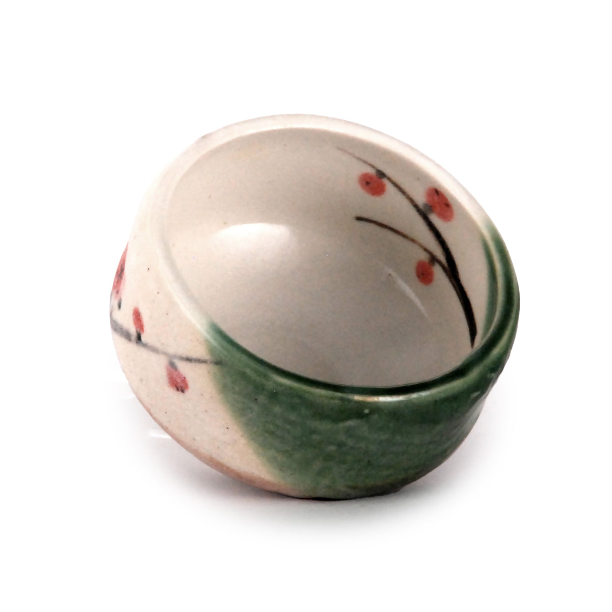 8 oz 3.75" Japanese Matcha Bowl - Red Plum