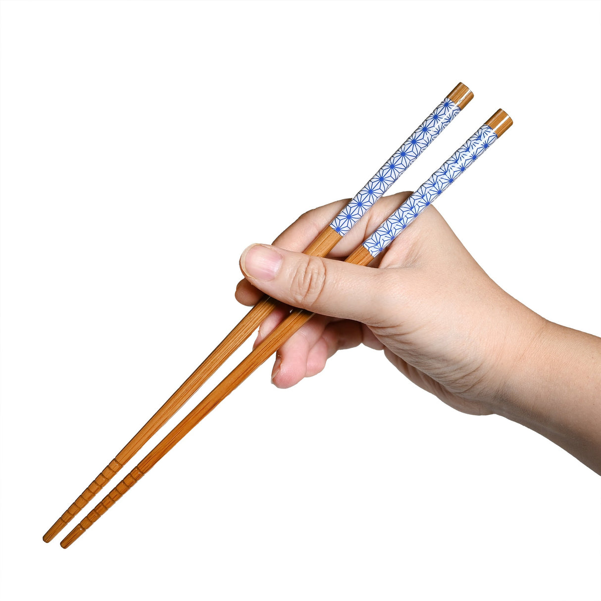 9" Japanese Lacquered Bamboo Chopsticks - Japanese Star