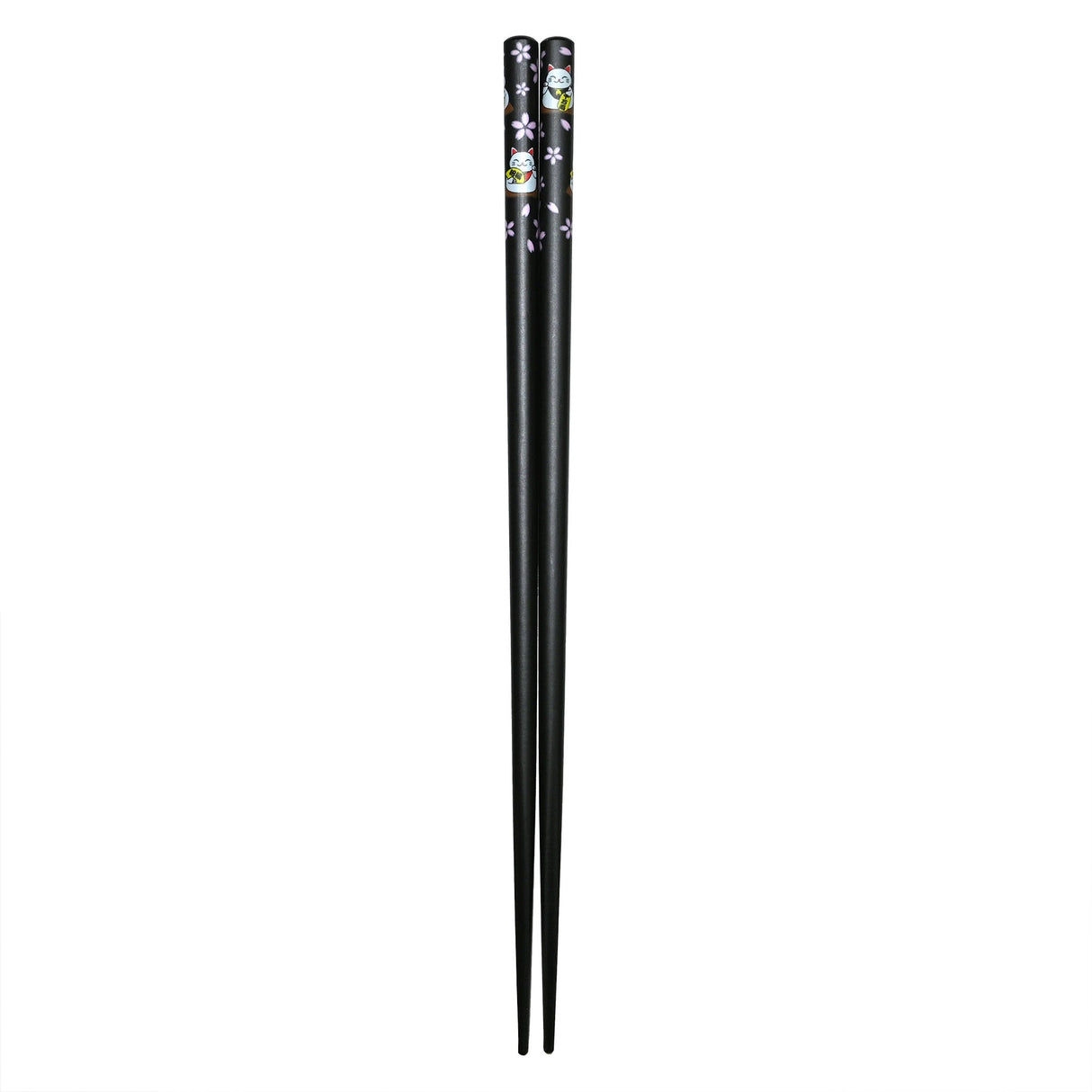 9" Japanese Bamboo Chopsticks - Sakura Lucky Cat