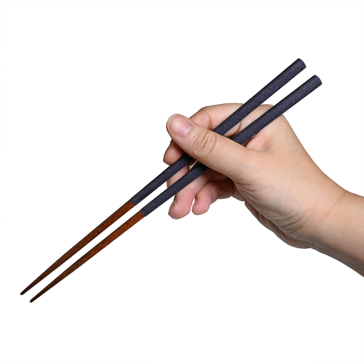 9" Japanese Wooden Lacquerware Chopsticks - Navy Blue