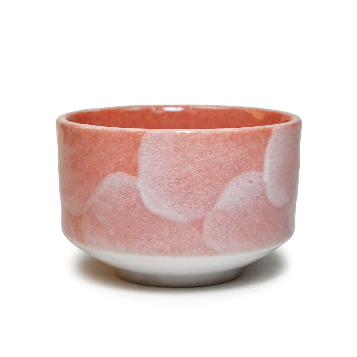 15 oz 4.5" Japanese Matcha Bowl - Coral Cloud