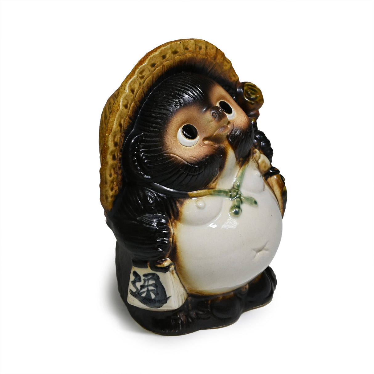 9" Japanese Shigaraki Lucky Tanuki Figurine