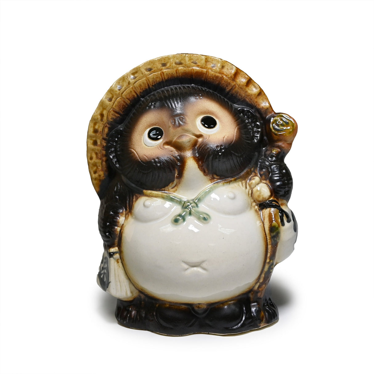 9" Japanese Shigaraki Lucky Tanuki Figurine
