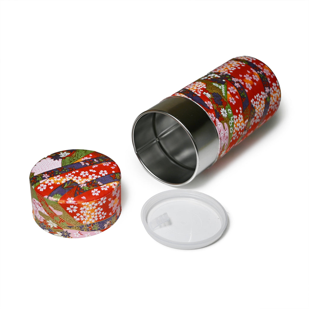 7 oz Japanese Tea Canister - Red Japan