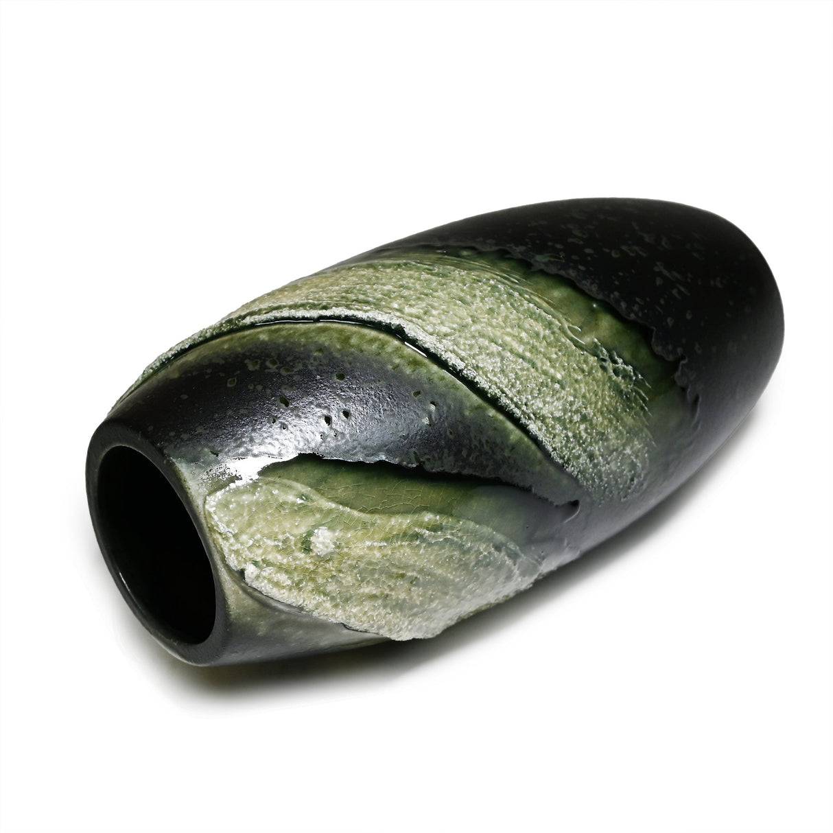 11.25" Japanese Shigaraki Ceramic Vase - Earth