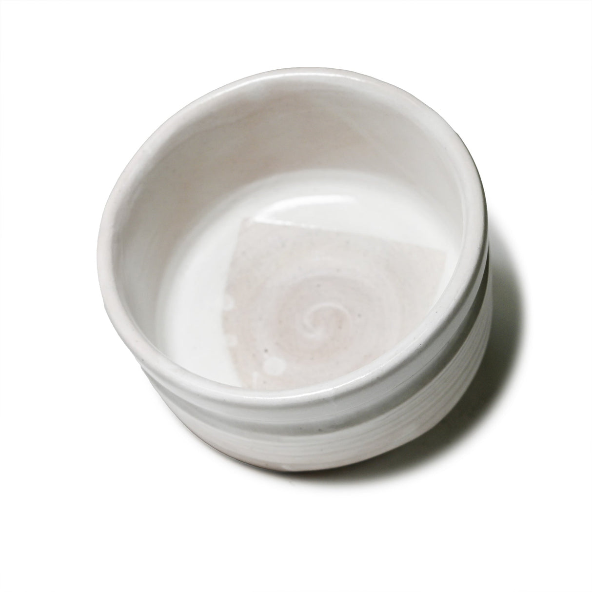 20 oz 5" Japanese Matcha Bowl - Ivory White