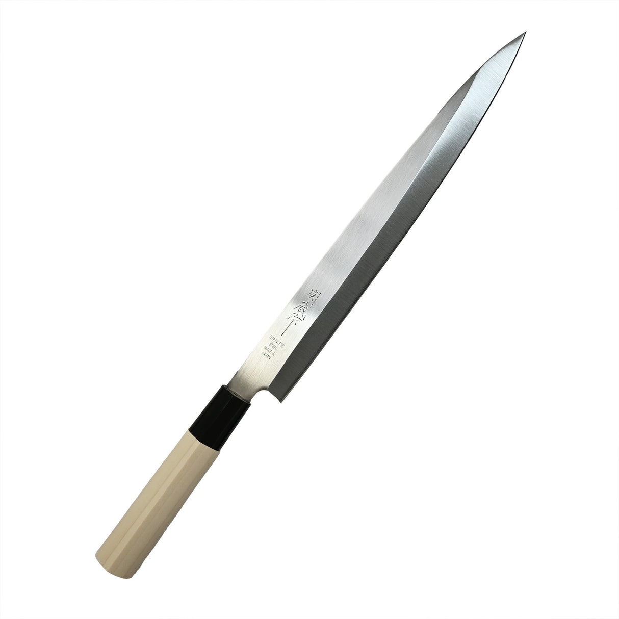 9" Japanese Stainless Steel Yanagiba Sashimi Knife with Wooden Handle