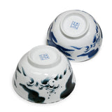 18 oz 5.75" Japanese 2 - Piece Bowl Gift Set with Chopsticks - Dragon
