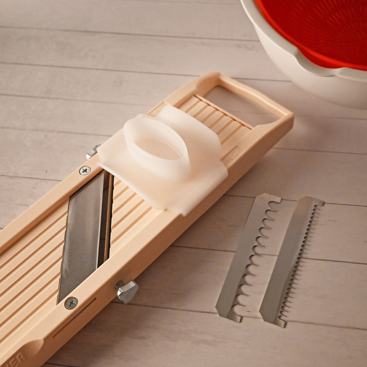 12.25" Japanese Mandoline Vegetable Slicer with Safety Guard