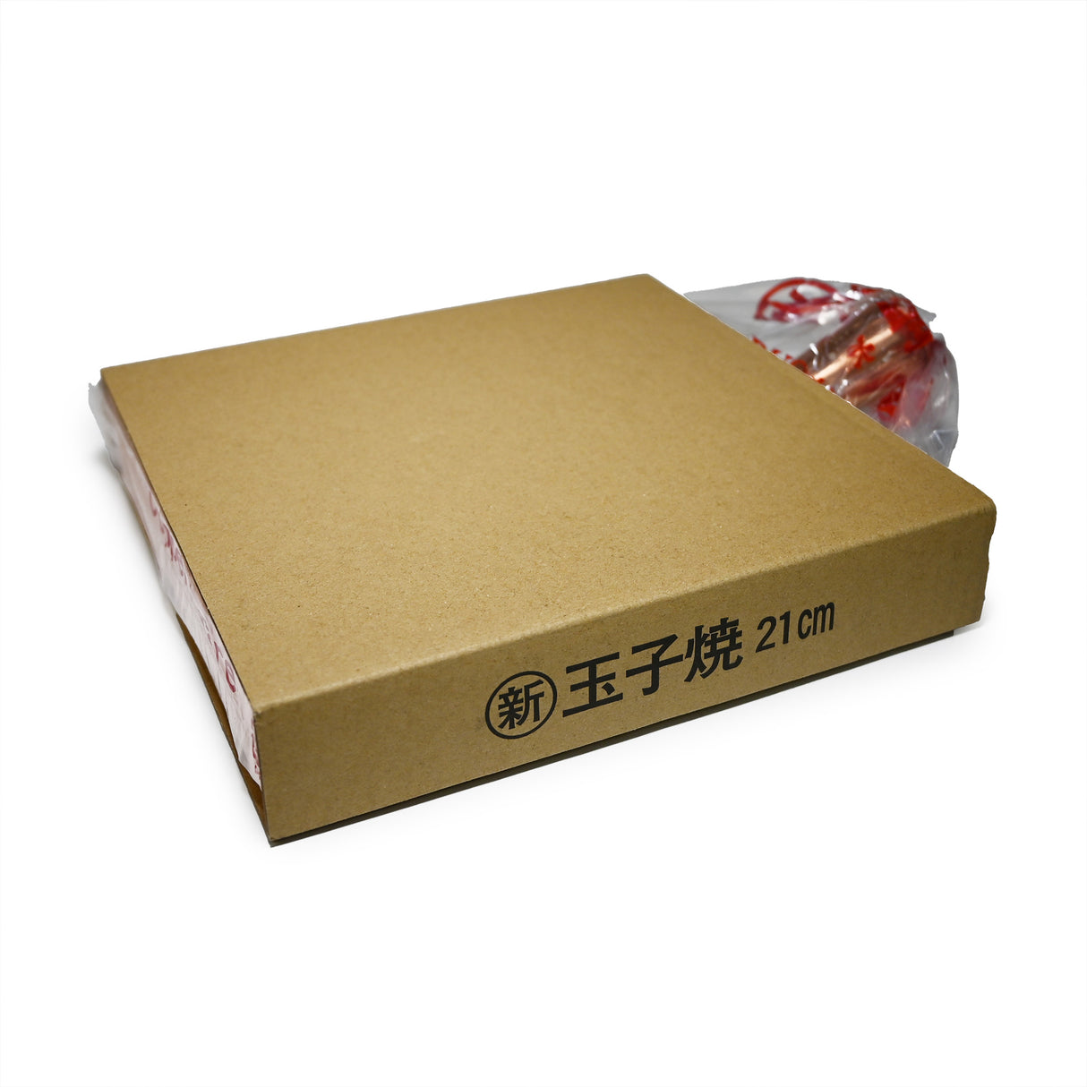 8.25" Japanese Square Copper Tamagoyaki Pan with Wooden Handle