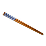 9" Japanese Lacquered Bamboo Chopsticks  -  Japanese Star