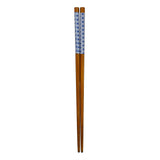 9" Japanese Lacquered Bamboo Chopsticks  -  Japanese Star