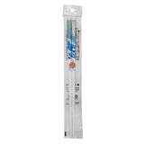 9" Japanese Lacquered Bamboo Chopsticks  -  Hokusai Wave White