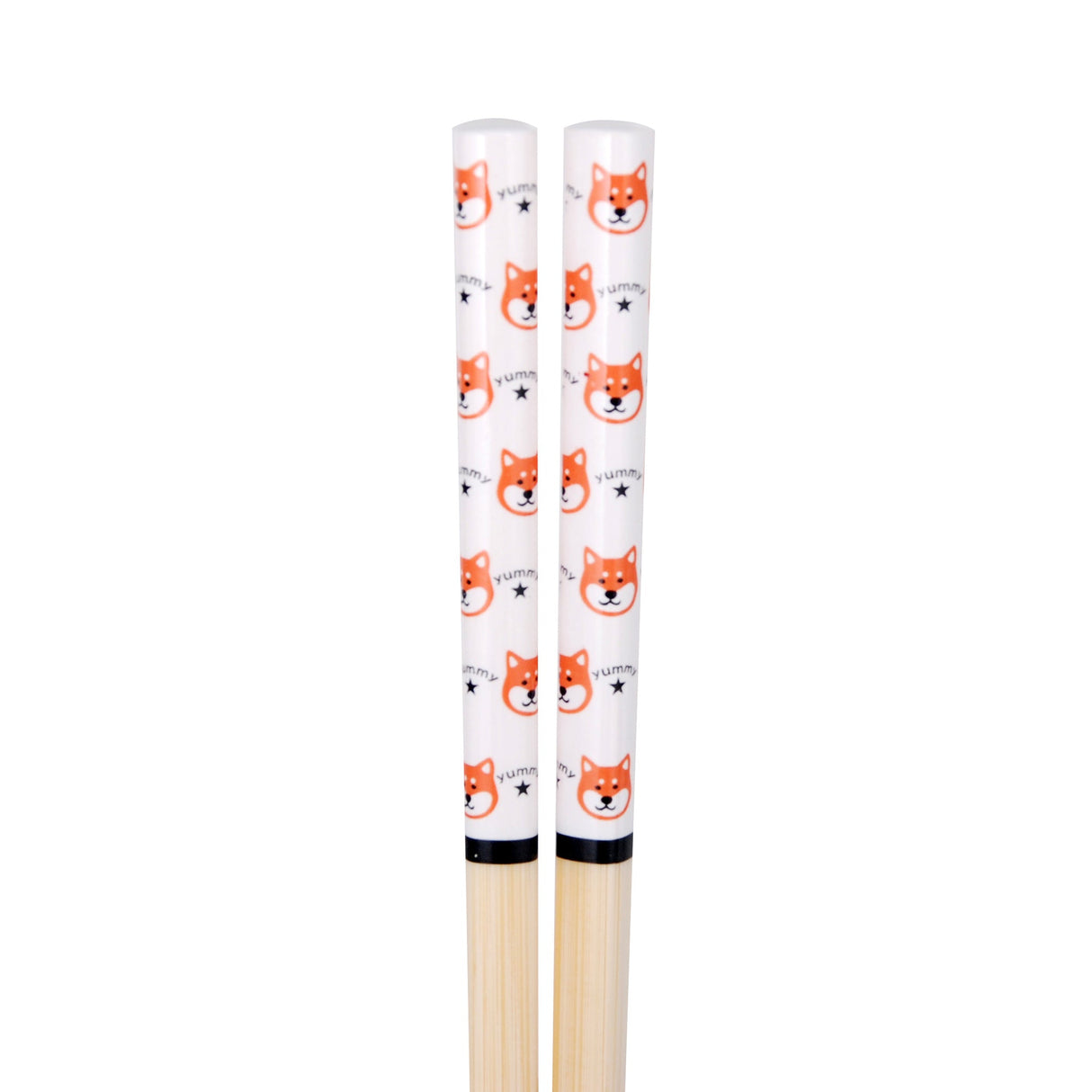 9" Japanese Lacquered Bamboo Chopsticks  -  Yummy Shiba