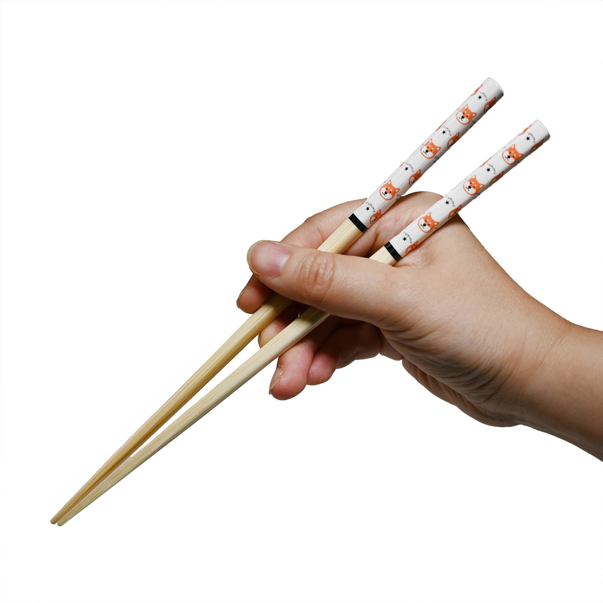9" Japanese Lacquered Bamboo Chopsticks  -  Yummy Shiba
