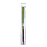9" Japanese Wooden Lacquerware Chopsticks  -  Green