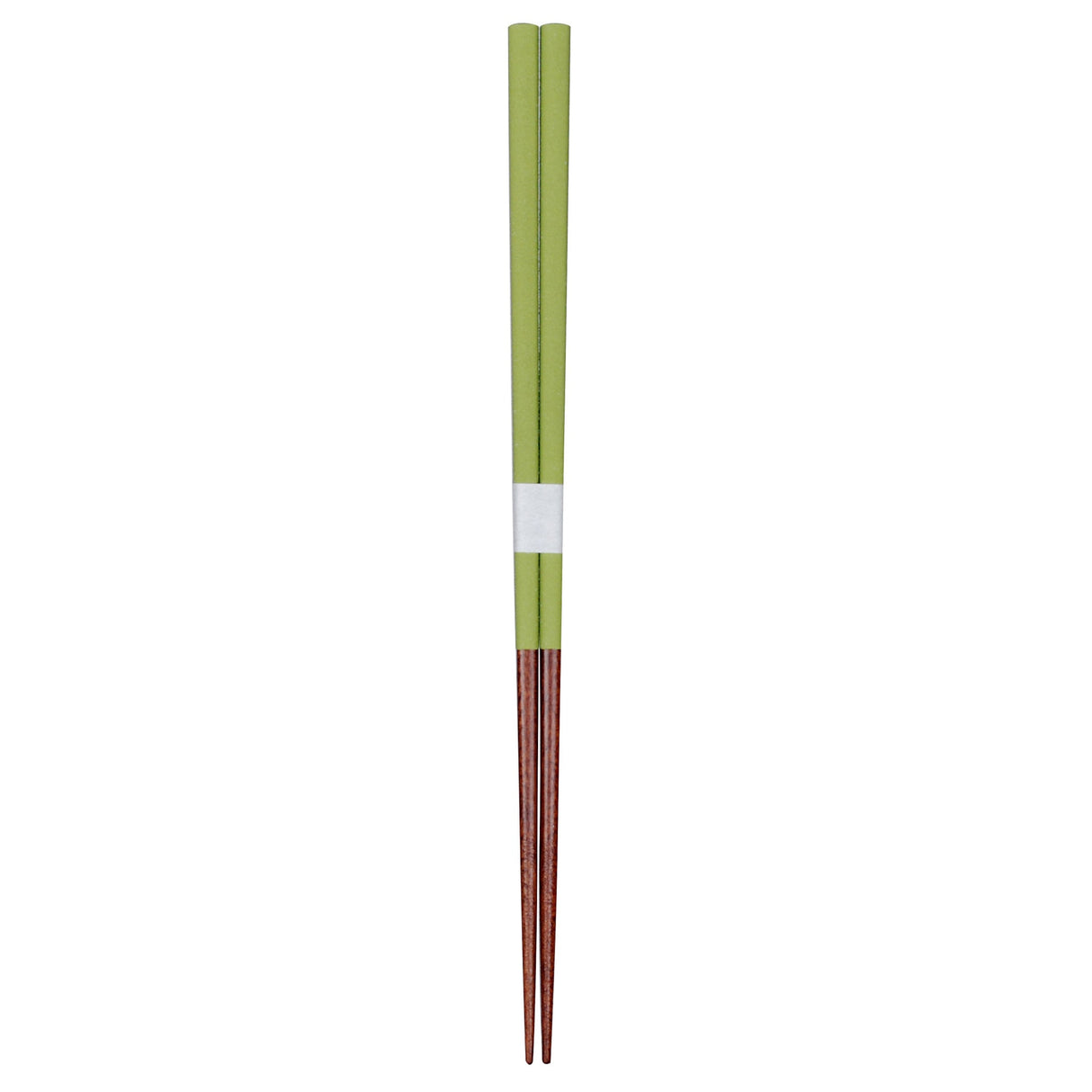 9" Japanese Wooden Lacquerware Chopsticks  -  Green