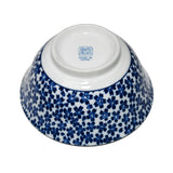 18 oz 6" Japanese 2 - Piece Bowl Gift Set with Chopsticks - Blue Sakura
