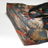 17"  x  16" Kuniyoshi Skeleton Samurai Tote Bag