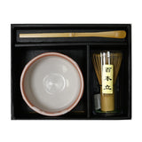 20 oz 5" Japanese 3 - Piece Matcha Bowl Gift Set - Coral Cloud