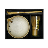 16oz 5" Japanese 3 - Piece Spouted Matcha Bowl, Bamboo Whisk & Scoop Gift Set