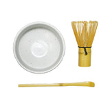 14 oz 4.5" Japanese 3 - Piece Matcha Bowl Gift Set with Bamboo Whisk & Scoop - Sakura