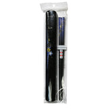 9" Japanese Lacquered Bamboo Chopsticks with Case - Blue Flower