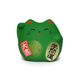 2.25" Japanese Lucky Cat Figurine - Green