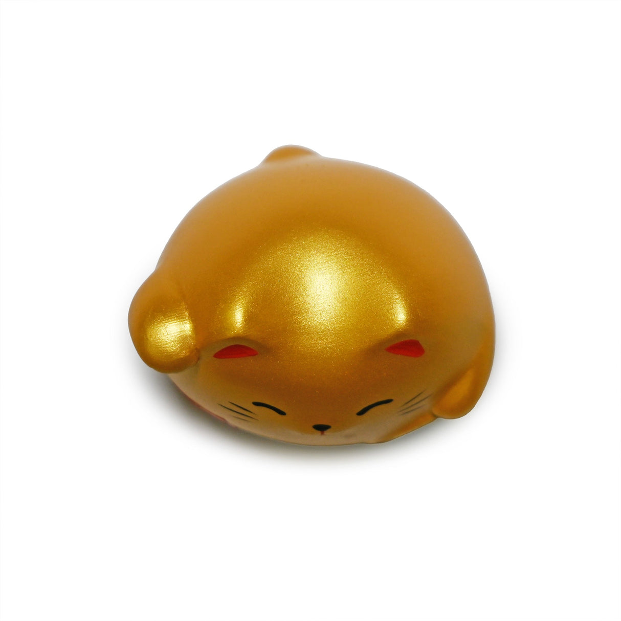 2.25" Japanese Lucky Cat Figurine - Gold