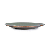 8" Japanese Ceramic Salad Plate - Green Matte Sakura