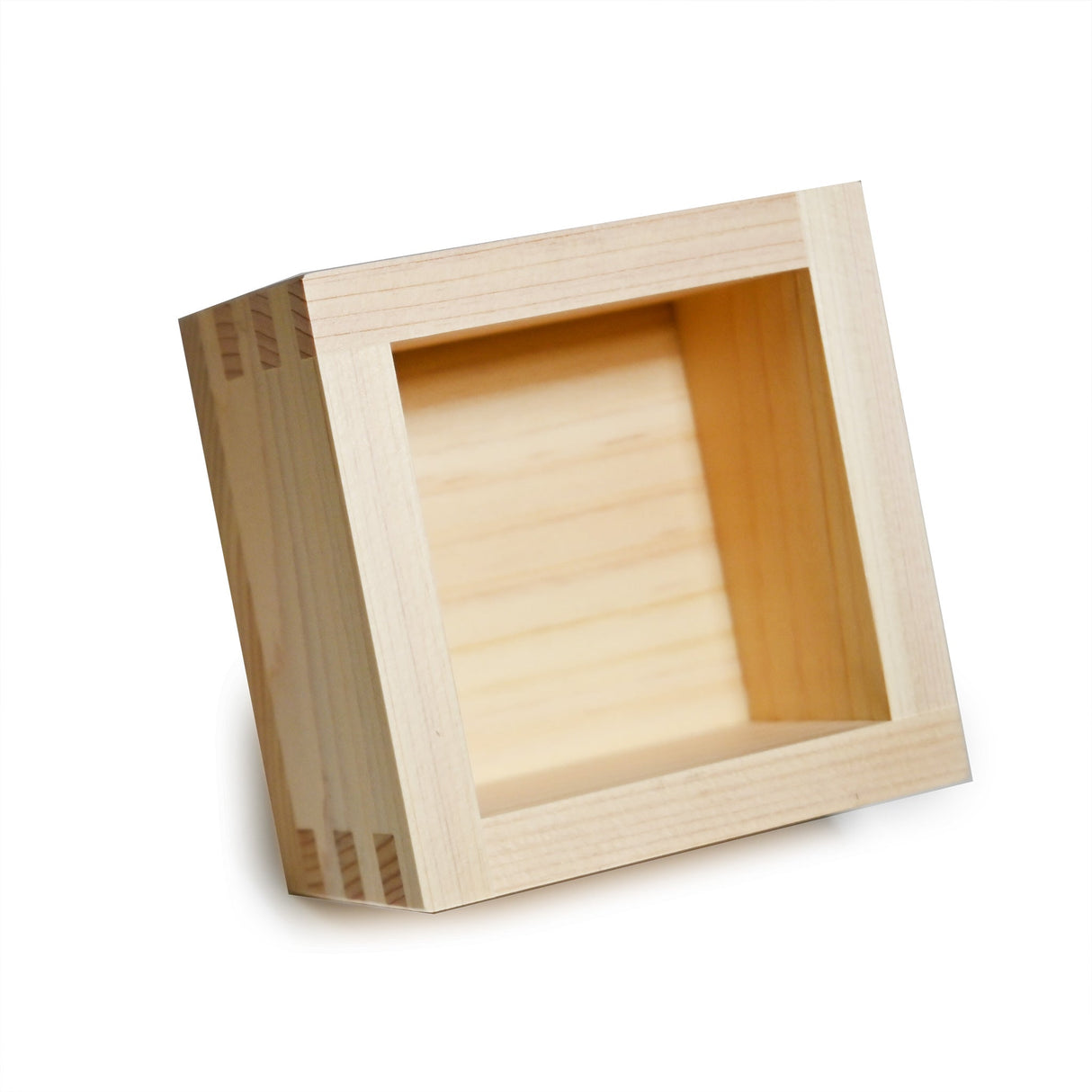 6 oz Japanese Hinoki Cypress Sake Masu - Plain
