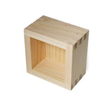 6 oz Japanese Hinoki Cypress Sake Masu - Plain