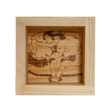 6 oz Japanese Hinoki Cypress Sake Masu - Sumo