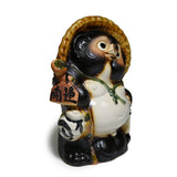 10.5" Japanese Shigaraki Lucky Tanuki Figurine