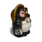 10.5" Japanese Shigaraki Lucky Tanuki Figurine