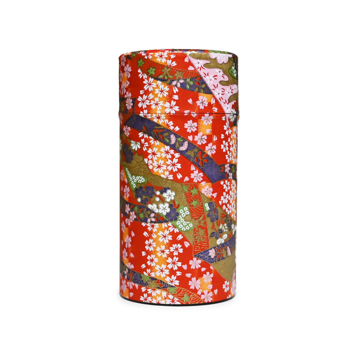 7 oz Japanese Tea Canister - Red Japan
