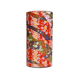 7 oz Japanese Tea Canister - Red Japan