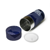 7 oz Japanese Tea Canister - Navy Blue Wagara