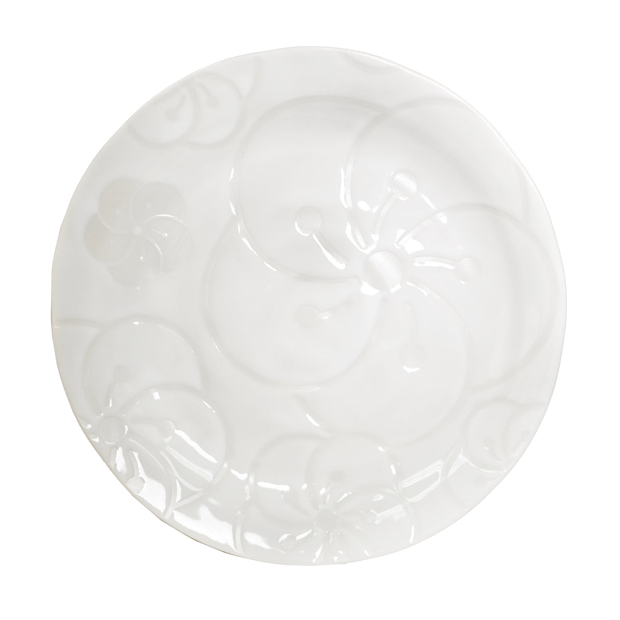 7.5" Japanese Ceramic Salad Plate - Kyoto Plum