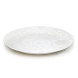 8.25" Japanese Ceramic Square Dinner Plate - Kyoto Plum