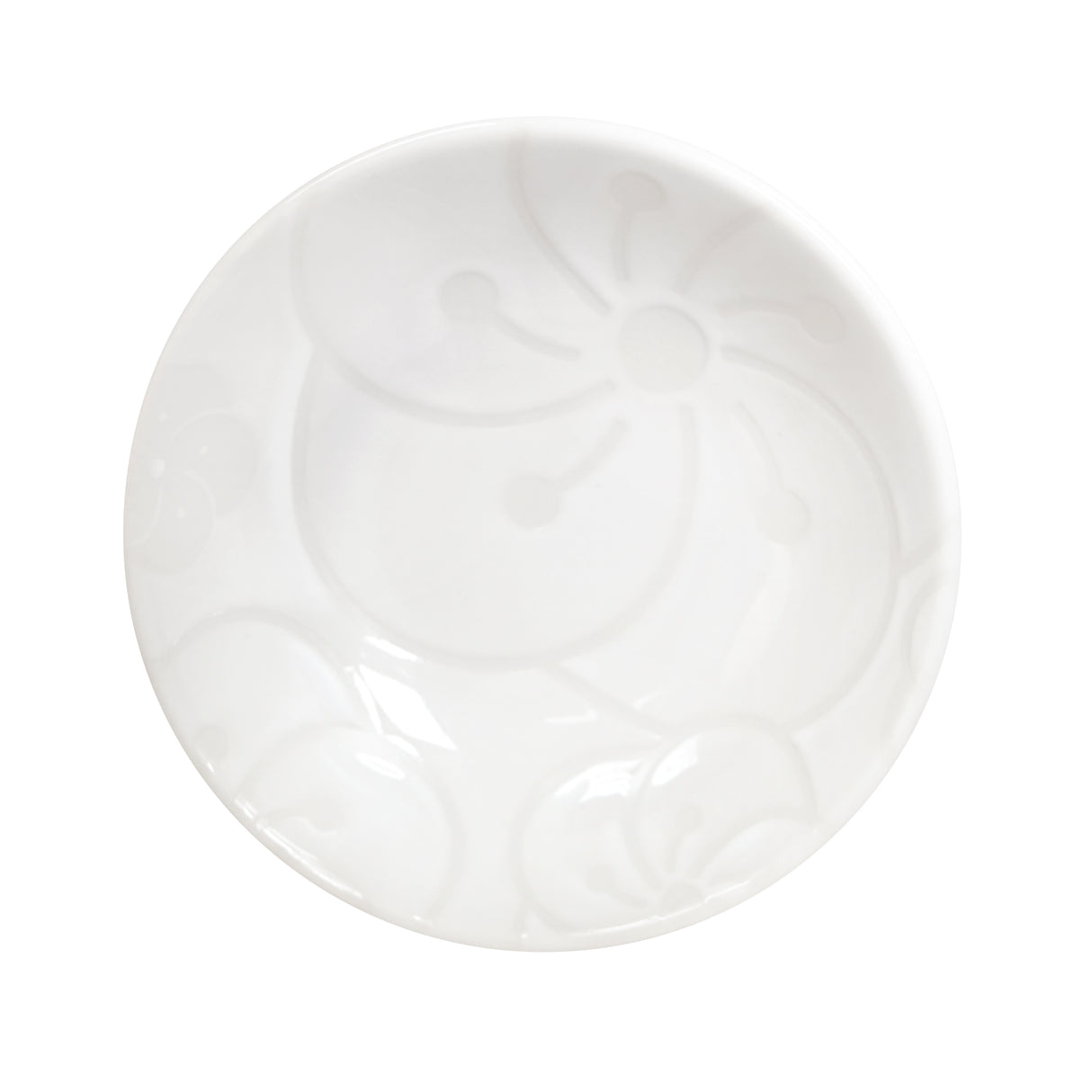5.25" Japanese Ceramic Shallow Bowl - Kyoto Plum
