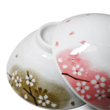 8 oz 4.75" Japanese 5 - Piece Rice Bowl Gift Set - Colorful Sakura Blossom